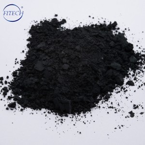 98% मिनिट कॉपर ऑक्साइड पावडर, CAS 1317-38-0, काळा रंग, आण्विक सूत्र: CuO, मेल्टिंग पॉइंट 1326℃