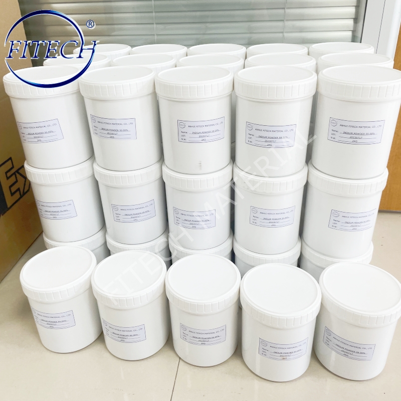 High Purity Indium Powder for the manufacture of low melting point alloys