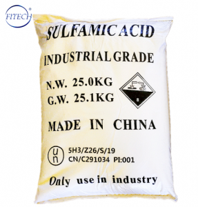 25KG Packing Industrial Used 99.5%min Sulfamic Acid White Crystal