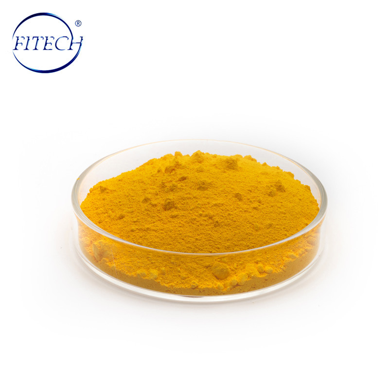 Te Maatauranga Nui 99.9% BISMUGH TRIOXIDE BI2O3 me te Cas 1304-76-3 mo nga ahi kore