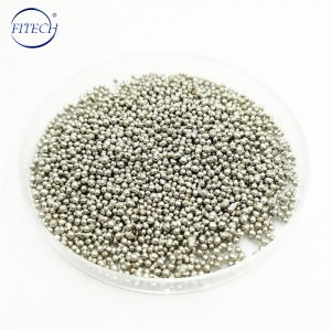 99.99% min Azurfa-farin launi Bismuth granules