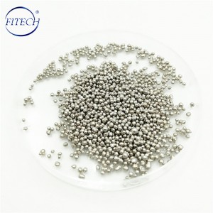 99.99% min Azurfa-farin launi Bismuth granules