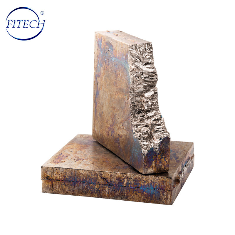 අමුද්‍රව්‍ය 99.99% min Bismuth Metal Ingot