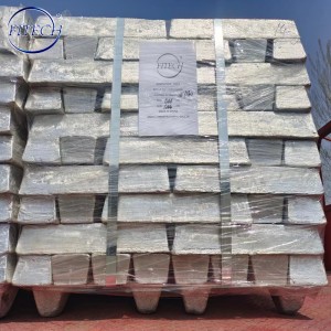 99.9%min, 7.5+/-0.5kg/pc Lingot de magnésium certifié REACH en provenance de Chine