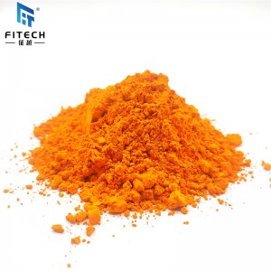 Approvisionnement d'usine 98-99,9% min de poudre d'orange de pentoxyde de vanadium