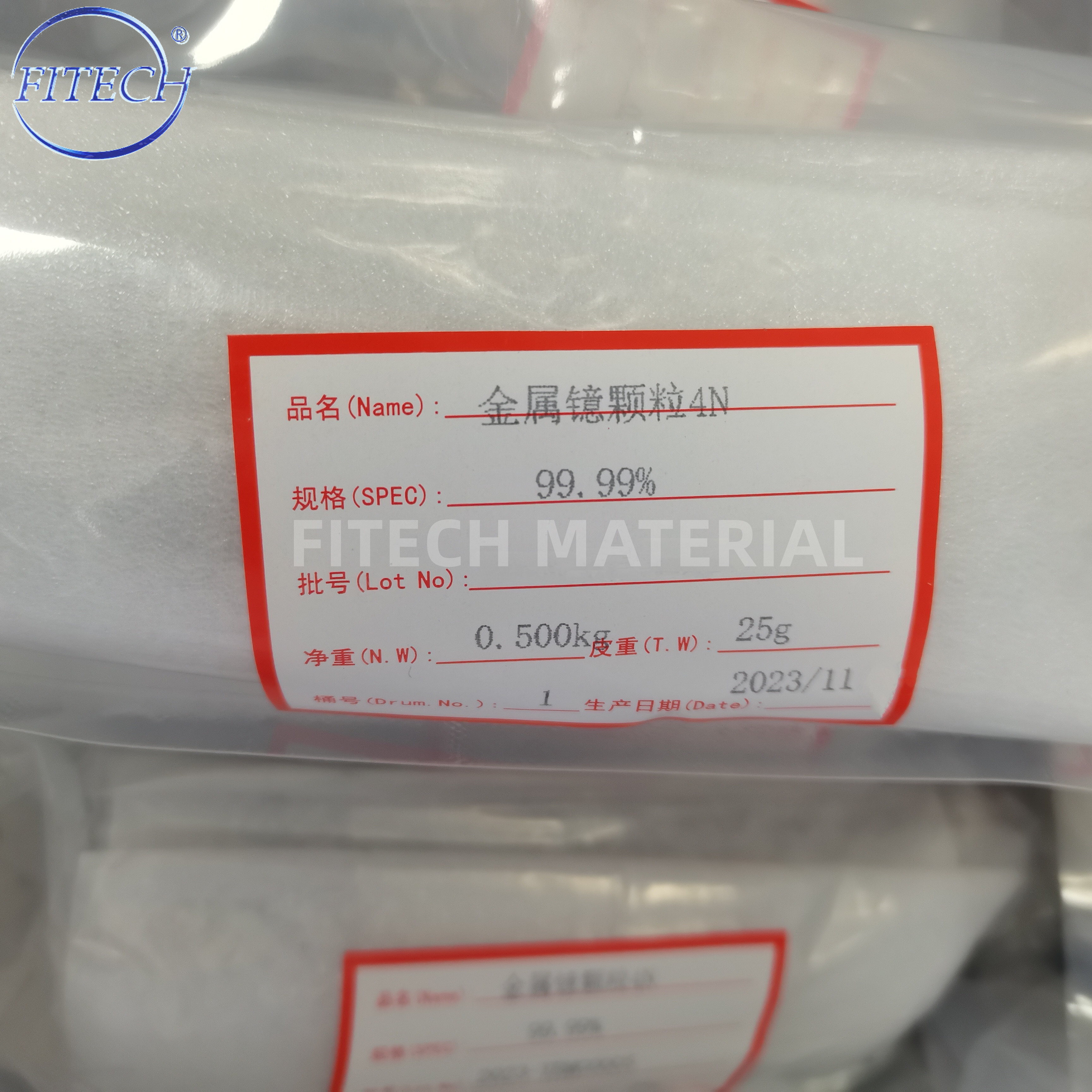 High Purity 99.99% Rare Earth Ytterbium Metal From China