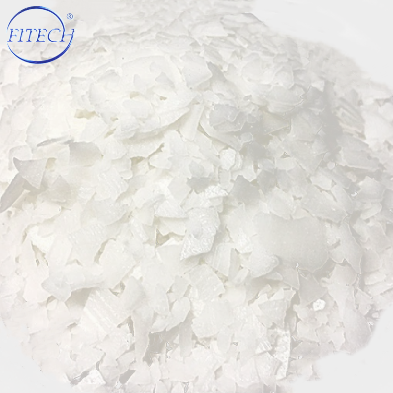 Fitech Caustic Soda Flakes, NaOH, Borax, Sodium Cyanide Production, 25kg/bag