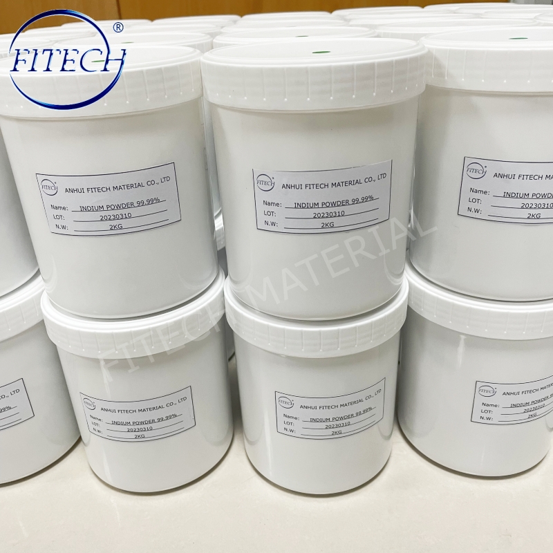 99.99% Indium Powder for electroplating industry