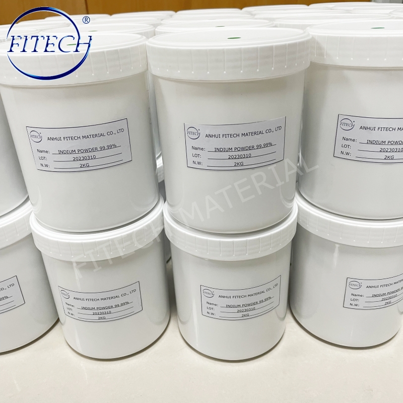 99.99% paura indium mo te umanga electroplating